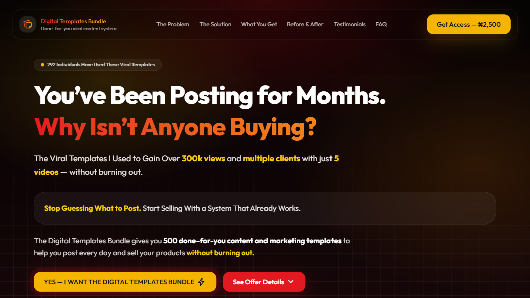 Digital Templates Bundle
